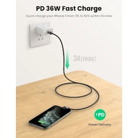 UGREEN 60763 90 Degree USB-C to iPhone 8-pin Cable 1M thumbnail