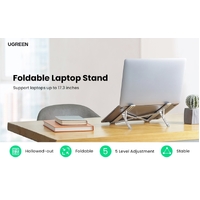 UGREEN 90312 Foldable Laptop Stand (Space Gray) thumbnail