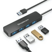 Simplecom CH342 USB 3.0 (USB 3.2 Gen 1) SuperSpeed 4 Port Hub for PC Laptop thumbnail