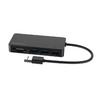 Simplecom CH368 3 Port USB 3.0 Hub with Dual Slot SD MicroSD Card Reader thumbnail