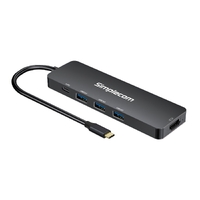 Simplecom CH545 USB-C 5-in-1 Multiport Adapter Docking Station with 3-Port USB 3.0 Hub PD HDMI thumbnail