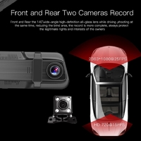 Anytek T600 Ultra HD Dual Cameras 5.5 inch IPS Touch Screen Car DVR Driving Recorder thumbnail