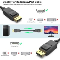 BENFEI DisplayPort to DisplayPort  8K @ 60Hz Cable 1.8m thumbnail
