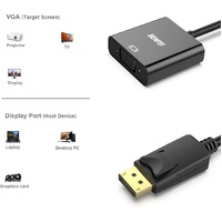 BENFEI DisplayPort to VGA,Gold-Plated Uni-directional Adapter thumbnail
