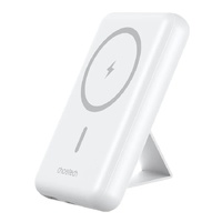 CHOETECH B662-WH USB-A + USB-C + Wireless Magnetic Power bank 5000mAh (White) thumbnail