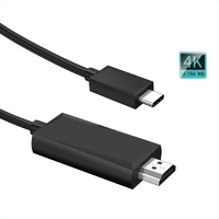 CHOETECH CH0050 USB-C to HDMI Gen2 4K Cable 5M Black thumbnail