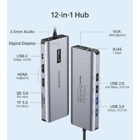 CHOETECH HUB-M26 12-in-1 USB-C Multiport Adapter thumbnail