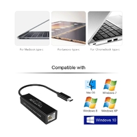 CHOETECH HUB-R01 USB 3.1 Type-C To RJ45 Gigabit Ethernet Adapter thumbnail