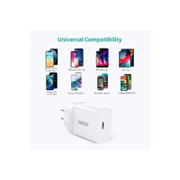 CHOETECH MIX00109 USB-C PD 20W AC Charger Adapter 2-Pack White thumbnail