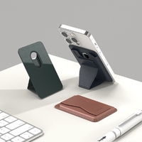 CHOETECH PC0003-DBW Magnetic Card Holder for iPhone 12/13/14 (Brown) thumbnail