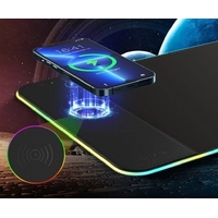 CHOETECH T543-F RGB Illuminated 15W Wireless Charging Mouse Pad thumbnail