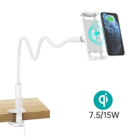 CHOETECH T584-F 2-in-1 15W Phone Mount with Fast Wireless Charger (for 4-7 inch) thumbnail