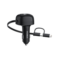 CHOETECH TC0036 PD45W USB-C+USB-A car charger with C+L Interface thumbnail