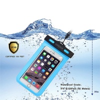CHOETECH WPC007-BE Universal WaterProof Cell Phone Pouch bag up to 8-inch (Blue) thumbnail
