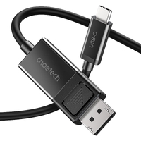 CHOETECH XCP-1803 USB-C To DisplayPort Cable 8K@30Hz 1.8M Two-Way thumbnail