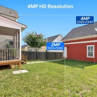 Hiseeu C40 Indoor/Outdoor WiFi Battery Camera With Solar Panel thumbnail