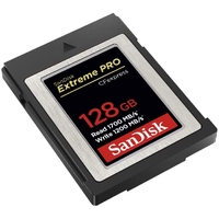 SanDisk 128GB Extreme PRO CFexpress Card Type B - SDCFE-128G-GN4NN READ 1700 MB/S WRITE 1200MB/S thumbnail