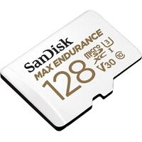 Sandisk Max Endurance Microsdxc Card SQQVR 128G (60 000 HRS) UHS-I C10 U3 V30 100MB/S R 40MB/S W SD Adaptor SDSQQVR-128G-GN6IA thumbnail