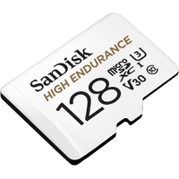 SANDISK HIGH ENDURANCE MICROSDHC CARD SQQNR 128G UHS-I C10 U3 V30 100MB/S R 40MB/S W SD ADAPTOR SDSQQNR-128G-GN6IA thumbnail