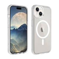 Ultimake Shockproof Transparent Magsafe Cover Case for iPhone 15 (Transparent) thumbnail