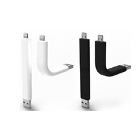 Flexible USB Data Sync Stand Mount Cable for iPhone 5/ 5S /6 BLACK ONLY thumbnail
