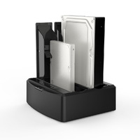 Simplecom SD312 Dual Bay USB 3.0 Docking Station for 2.5" and 3.5" SATA Drive Black thumbnail