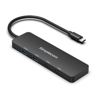 Simplecom CH392 USB 3.2 Gen2 USB-C 4-Port 10Gbps Hub (2x USB-A and 2x USB-C) thumbnail