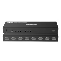 Simplecom CM317 7-Port HDMI 2.0 Switch with Remote 7 IN 1 OUT Splitter HDCP 2.2 4K@60Hz thumbnail