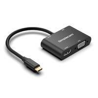 Simplecom DA440 4-in-1 USB-C Multiport Adapter with Power Delivery USB 3.0 VGA HDMI thumbnail