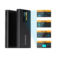 Simplecom SE530 NVMe / SATA M.2 SSD to USB-C Enclosure with SMART LED Screen USB 3.2 Gen 2 10Gbps thumbnail