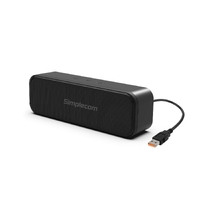Simplecom UM228 Portable USB Stereo Soundbar Speaker Plug and Play with Volume Control for PC Laptop thumbnail