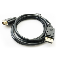 1.8M Display Port DP Male To VGA/M Cable Converter Connector Adaptor thumbnail
