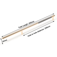 Gold Solid Modern Design Furniture Kitchen Cabinet Handles Drawer Bar Handle Pull 256mm thumbnail