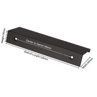 Aluminum Kitchen Cabinet Bar Handles  Drawer Handle Pull black hole to hole 96mm thumbnail
