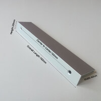 Aluminum Kitchen Cabinet Bar Handles  Drawer Handle Pull white hole to hole 160mm thumbnail