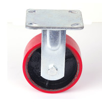 5 inch Industrial 500KG Caster Wheels Fixed Casters Castor Wheels Cart Furniture Workbench thumbnail