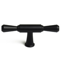 Black Zinc Kitchen Cabinet Handles Drawer Bar Handle Pull T thumbnail