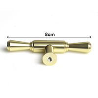 Gold Zinc Kitchen Cabinet Handles Drawer Bar Handle Pull T thumbnail
