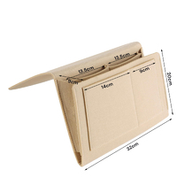 Bed Organiser Bed Caddy Sofa Organiser Bedside Organiser Book Magazines Organiser Black thumbnail