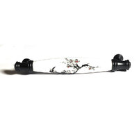 Ceramics Kitchen Cabinet Handles Bar Drawer Handle Pull black 96mm thumbnail