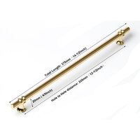Luxury Design Kitchen Cabinet Handles Drawer Bar Handle Pull Gold 320MM thumbnail