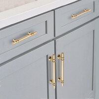 Luxury Design Kitchen Cabinet Handles Drawer Bar Handle Pull Gold 96MM thumbnail