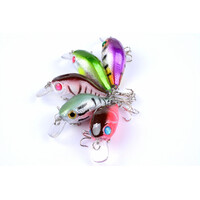 5x 5.5cm Popper Crank Bait Fishing Lure Lures Surface Tackle Saltwater thumbnail