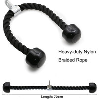 Tricep Rope Fitness Gym Pulley Pull Down Rope Cable Machine Attachment Pull down Rope thumbnail