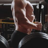 Single Grip Tricep PullDown Rope Cable Attachment Pull Down Rope Tricep Rope Pully thumbnail