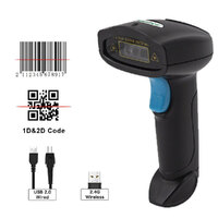 Wireless Barcode QR Bar Code Screen Scanner Data 1D 2D Reader USB Cable Mobile Payment Store thumbnail