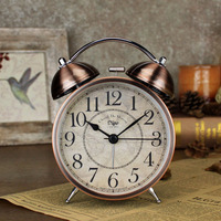 Dual Alarm Clock Twin Bell Alarm Clock, Bedroom Table Desk Alarm Clock Backlight thumbnail
