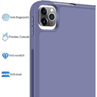iPad Pro 11 Inch 2020 Soft Tpu Smart Premium Case Auto Sleep Wake Stand Cover Pencil holder Purple thumbnail