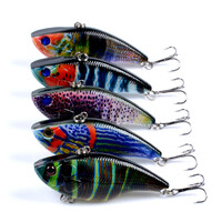 5X Popper Poppers Fishing Vib Lure Lures Surface Tackle Fresh Saltwater thumbnail