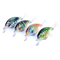 4x 7.5cm Popper Crank Bait Fishing Lure Lures Surface Tackle Saltwater thumbnail